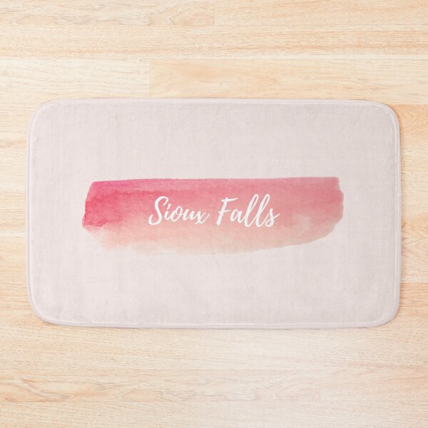 Item preview, Sioux Falls - Watercolor (Pastel Rose Pink) designed and sold by CityCollection.