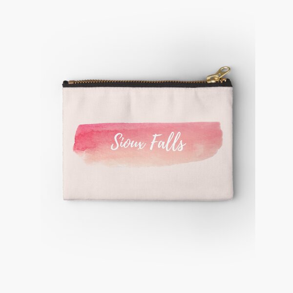 Artikelvorschau, Sioux Falls - Aquarell (Pastell Rose Pink) entworfen und verkauft von CityCollection.