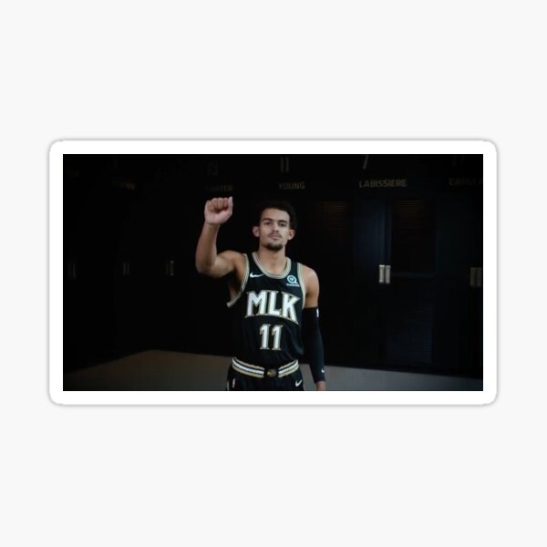 Trae Young MLK  Sticker for Sale by Wetro94