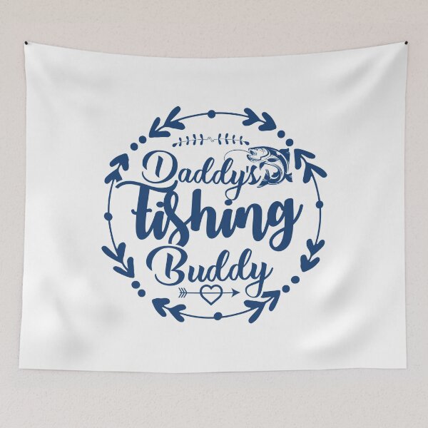 Item preview, Daddy's little fishing buddy designed and sold by Worranarin.