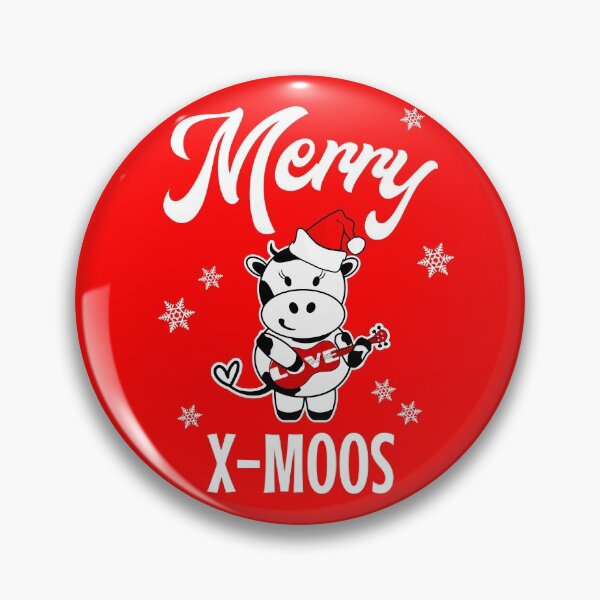 Item preview, Merry X-MOOs | Cute cow playing the ukulele designed and sold by DeliriousSteve.