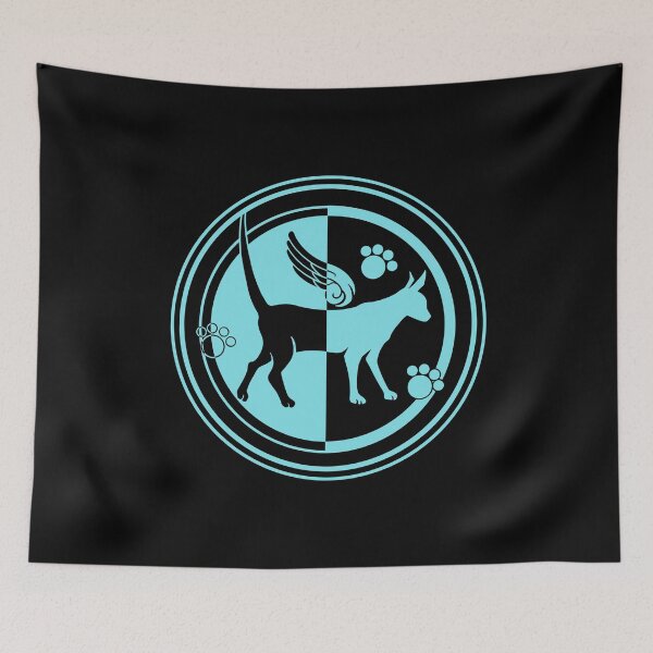 Item preview, Monogatari - Tsubasa Cat Symbol - Blue designed and sold by itsmedio.