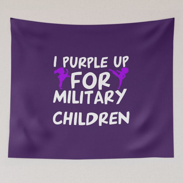 Item preview, I PURPLE UP FOR MILITARY CHILDREN designed and sold by Zunichpavao07.