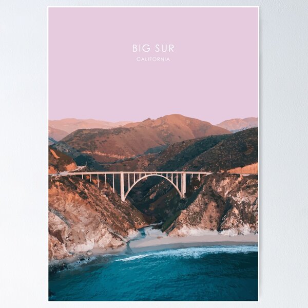 Item preview, Big Sur, California Travel Artwork designed and sold by Alo.