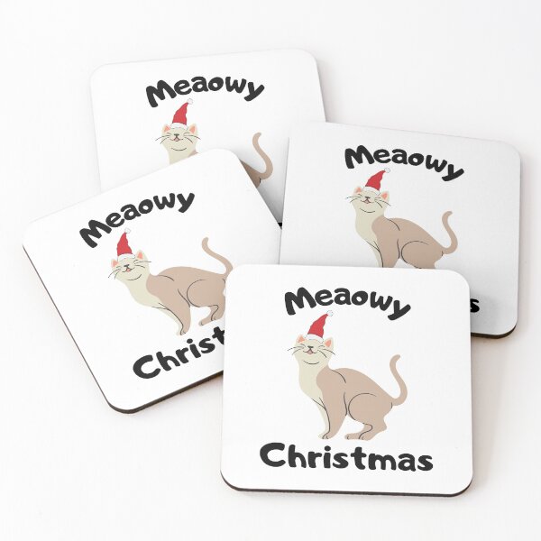 Item preview, Meowy Christmas designed and sold by Joy Poddar.
