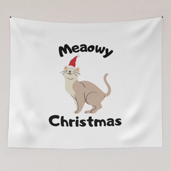 Item preview, Meowy Christmas designed and sold by Joy Poddar.