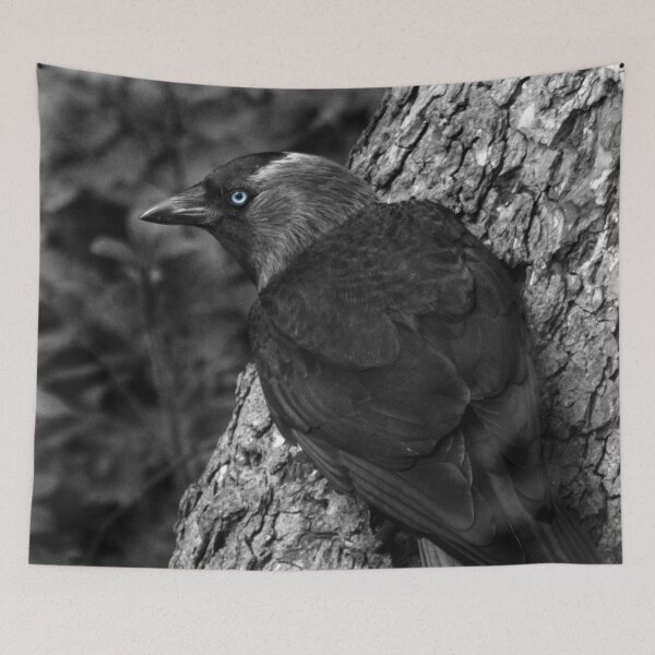 Item preview, Black common crow designed and sold by HaleyRedshaw.