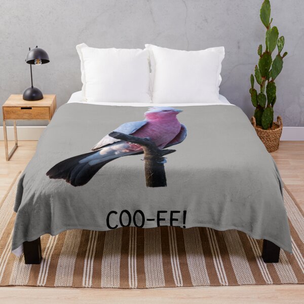 Item preview, Cooee! Pink and grey galah. Photograph and black text. designed and sold by JellyBeenzz.