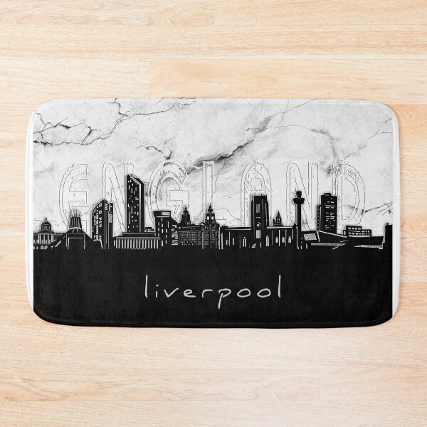 Item preview, liverpool skyline marble designed and sold by BekimART2.