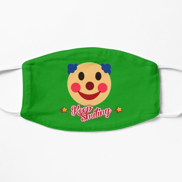 Keep smiling Flat Mask