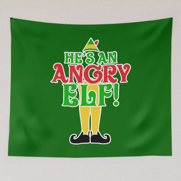 Item preview, He's An Angry Elf Christmas designed and sold by TerminatorX.