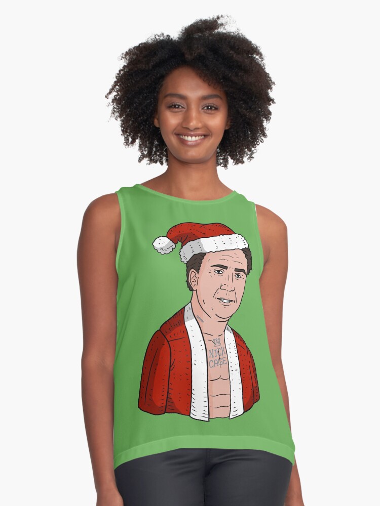 nicolas cage christmas sweater