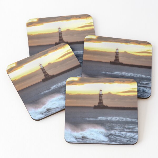 Item preview, Roker pier and lighthouse sunrise designed and sold by Avril Harris.