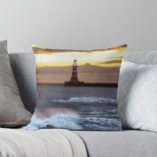 Item preview, Roker pier and lighthouse sunrise designed and sold by Avril Harris.