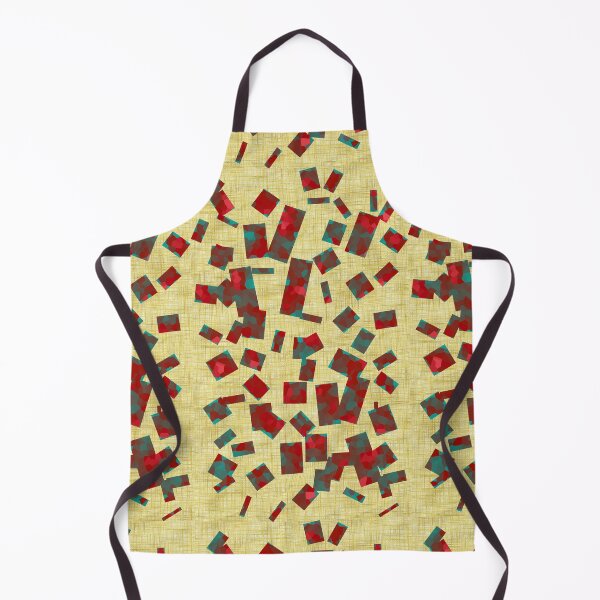 Item preview, 3d patches on gold fabric designed and sold by basitcv.
