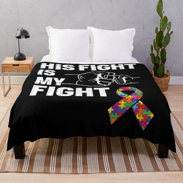 Item preview, Support Son Brother Autism Awareness His Fight Is My Fight designed and sold by topdesignarts.