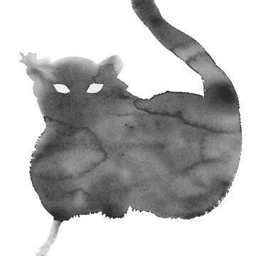 Artwork thumbnail, Chat Nuageux • Cloudy Cat • Gato Nublado by MarcPhilJoly