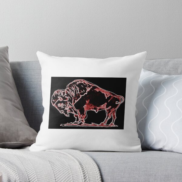 Item preview, Neon Red Buffalo designed and sold by Scott Emerling.