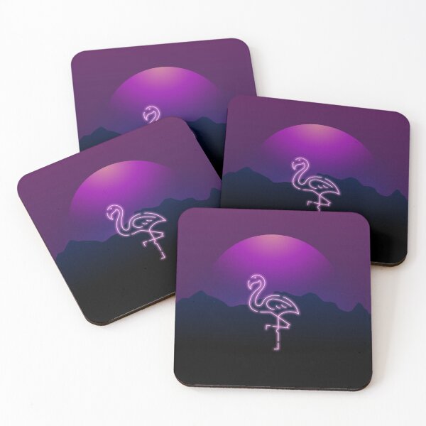 Item preview,  neon flamingo purple sunset  designed and sold by venus-ian.