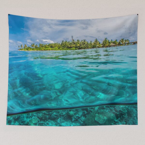 Item preview, awesome blue waters landscape designed and sold by Urbo Panda.