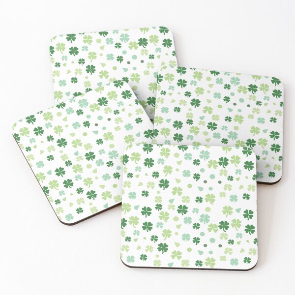 Item preview, Saint Patrick's Day Shamrocks Clover Leaves Pattern designed and sold by Mehwish.