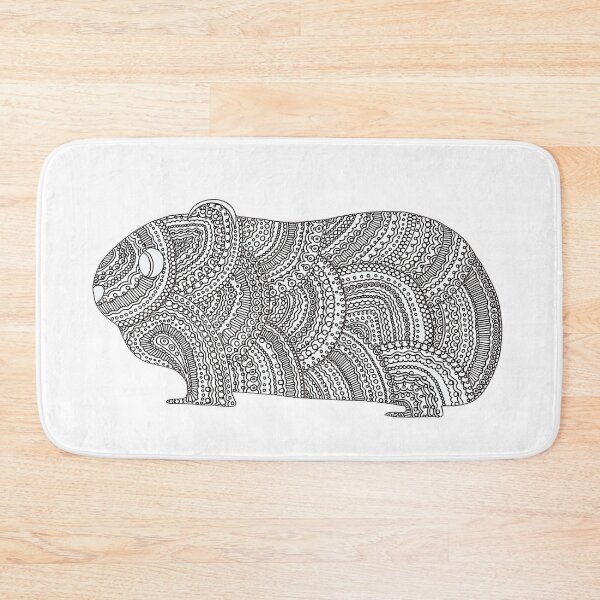Item preview, Zentangle Guineapig designed and sold by JJBarnesArt.
