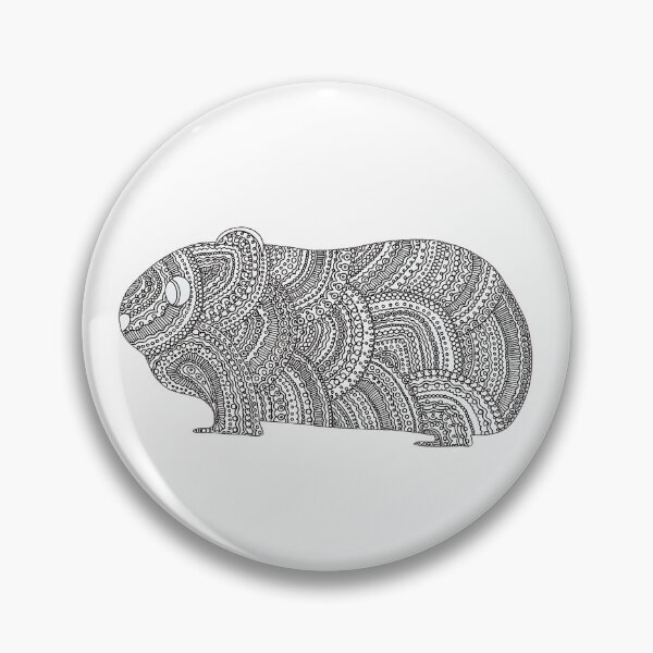 Item preview, Zentangle Guineapig designed and sold by JJBarnesArt.
