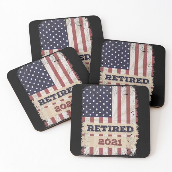 Item preview, Retired 2021 Patriotic USA Distressed Vintage Pensioner Gift designed and sold by Siiiiichfried.