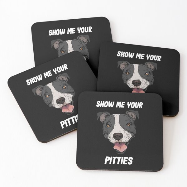 Item preview, Show me your Pitties - grey blue pitbull designed and sold by Petcetera.