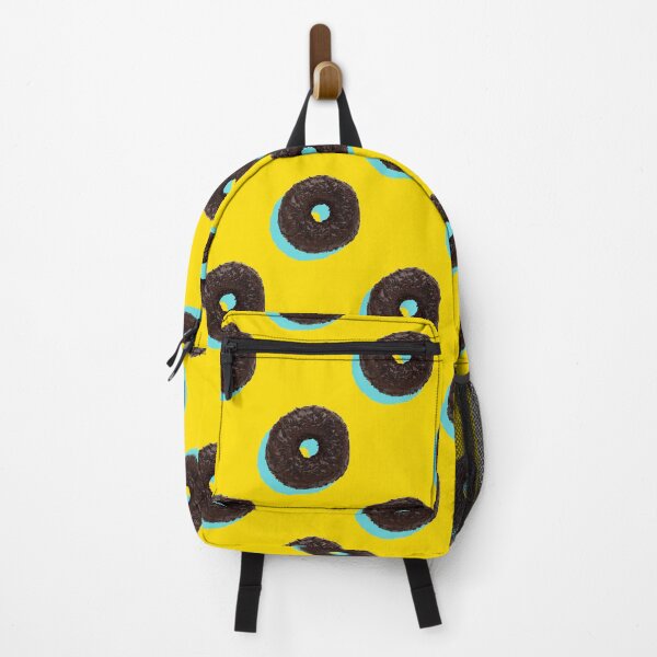 Item preview, Chocolate donuts with pale blue shadows on a yellow background designed and sold by acidmit.