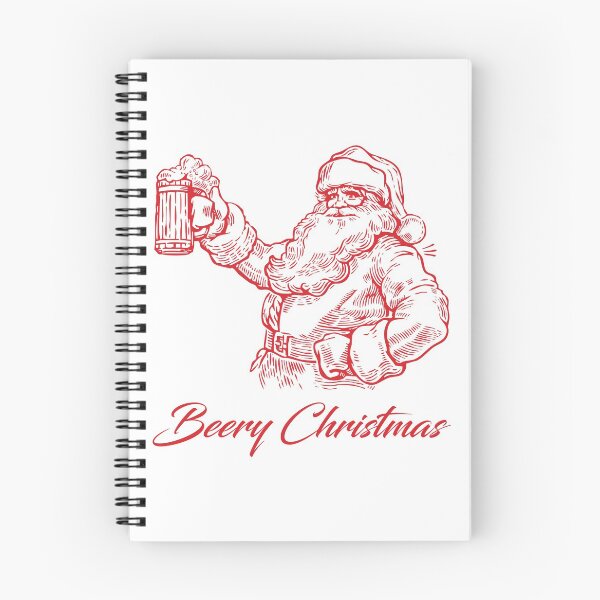 Item preview, Beery Christmas Santa Claus holding a glass of beer  designed and sold by Byfab.