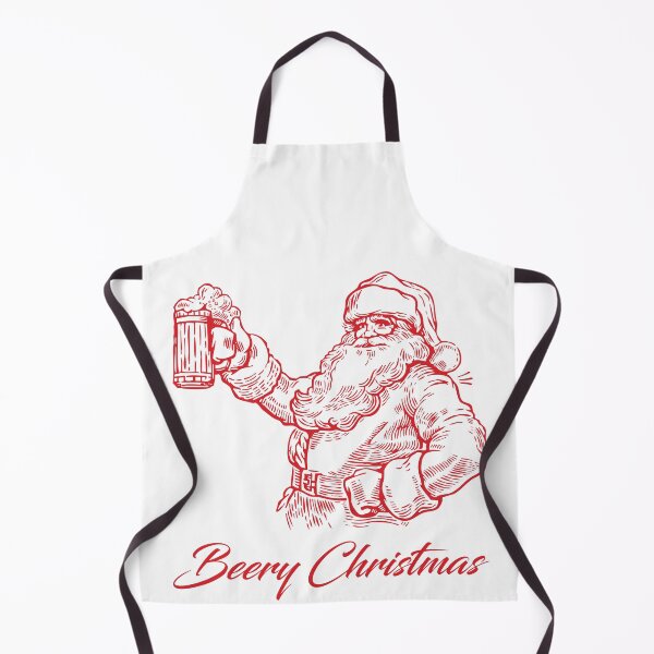 Item preview, Beery Christmas Santa Claus holding a glass of beer  designed and sold by Byfab.