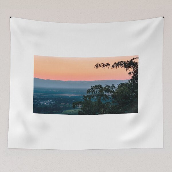Item preview, Sunset over the Vosges mountains designed and sold by svanaerschot.