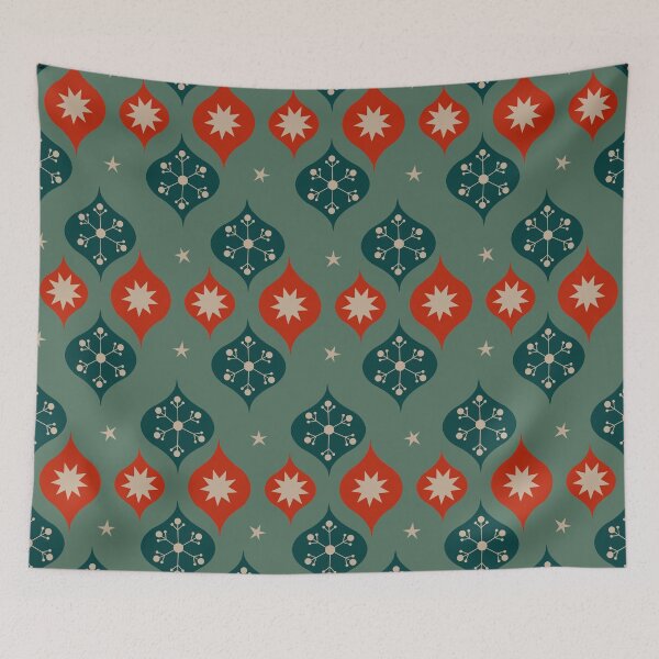 Item preview, merry quarantined christmas abstract decorative pattern design designed and sold by AnujShah7.