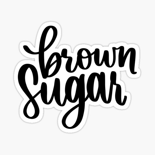 Container Label - Brown Sugar Sticker for Sale by BeautifulHues