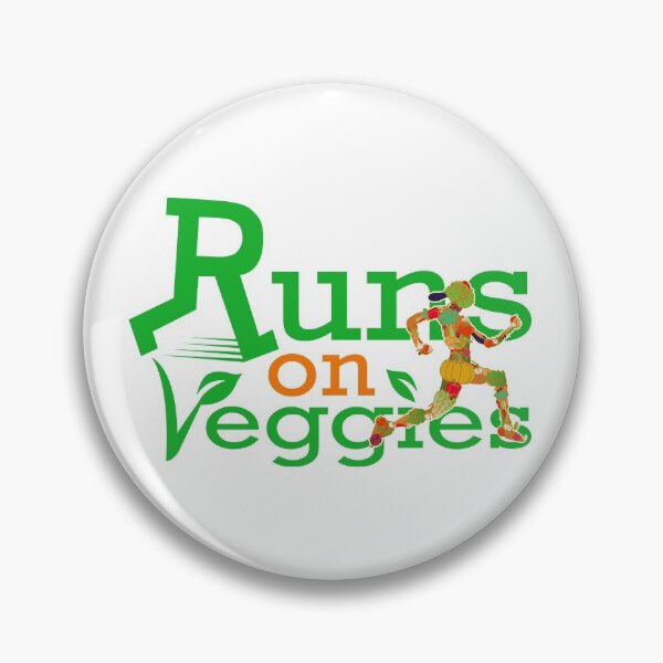 Item preview, RUNS ON VEGGIES - FUNNY GIFT FOR VEGANS VEGETARIANS designed and sold by CreativaArt-.