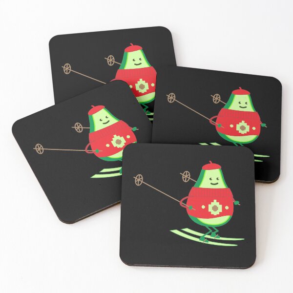 Item preview, Skier avocado designed and sold by spontania.