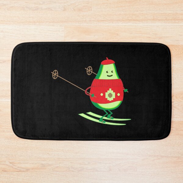 Item preview, Skier avocado designed and sold by spontania.
