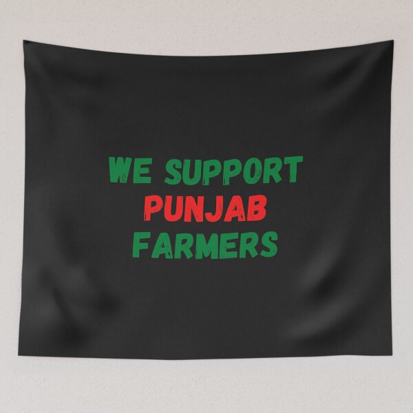 Item preview, WE SUPPORT PUNJAB FARMERS designed and sold by MohitJain1109.
