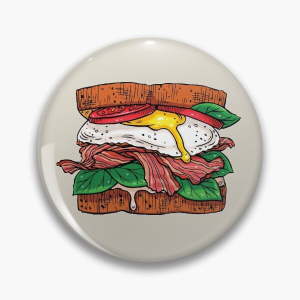 Item preview, Poached Egg, Bacon and Cheese Sandwich designed and sold by Alicia Chee.