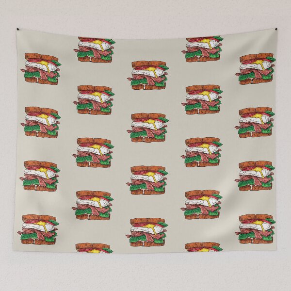 Item preview, Poached Egg, Bacon and Cheese Sandwich designed and sold by Alicia Chee.