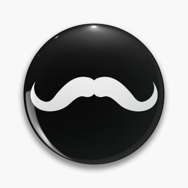 Item preview, The Handlebar Mustache Face Mask - White designed and sold by unrealindeed.