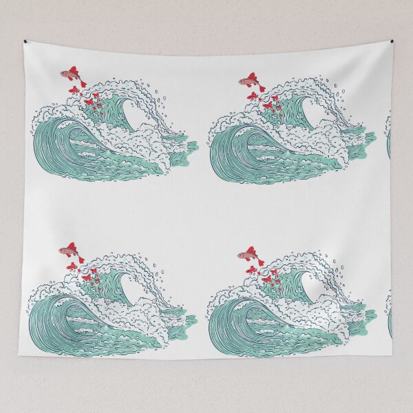 Item preview, Ponyo waves designed and sold by MARIYA H.