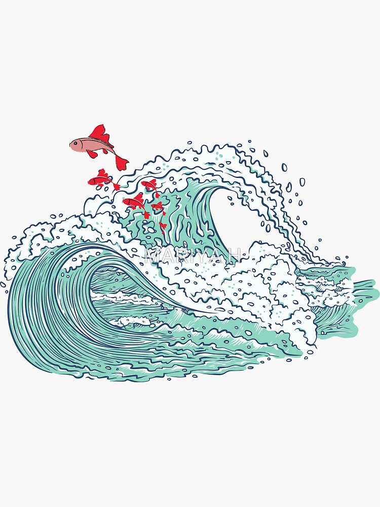 Ponyo waves by Maryaartist