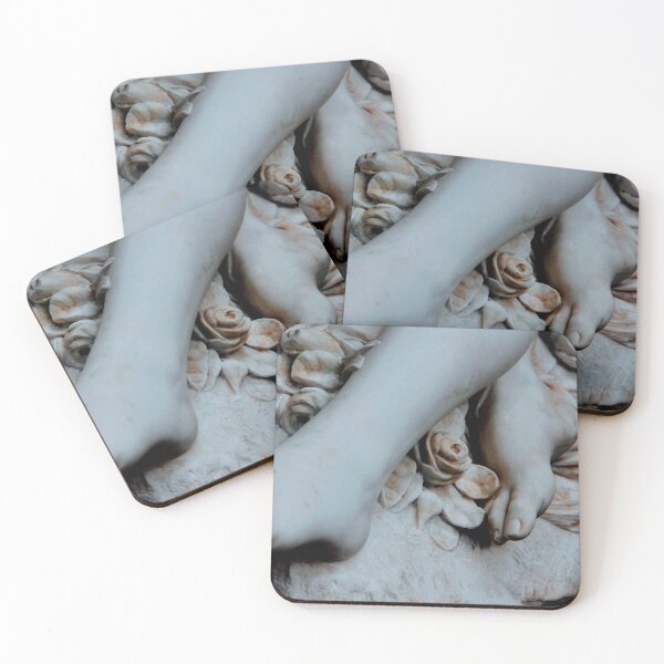 Item preview, stone feet sculpture designed and sold by tintacarmesim.