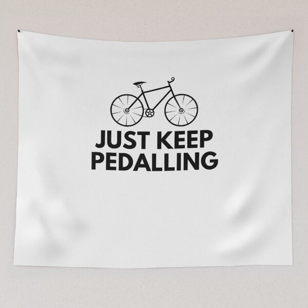 Item preview, Just Keep Biking and Pedalling Gift designed and sold by Emerg-Apparel.