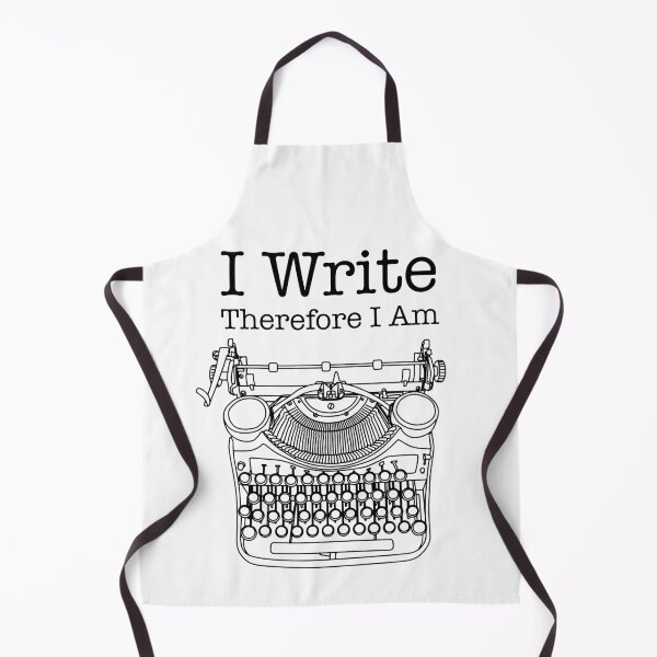 Item preview, I Write Therefore I Am Author Writer Typewriter designed and sold by GrandeDuc.