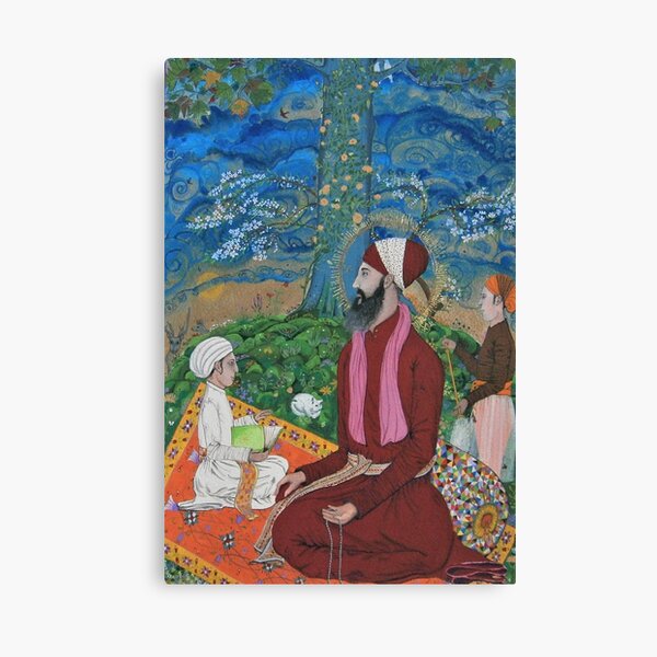 Guru Ram Das Meditating Under A Chenar Tree Canvas Print