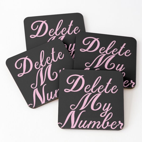 Item preview, Delete My Number designed and sold by Profashionall.
