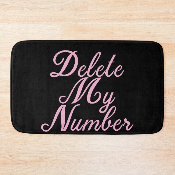 Item preview, Delete My Number designed and sold by Profashionall.